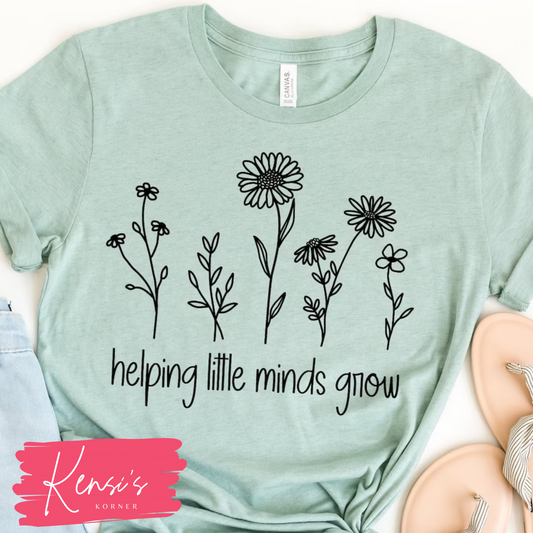 Helping Little Minds Grow (Black)