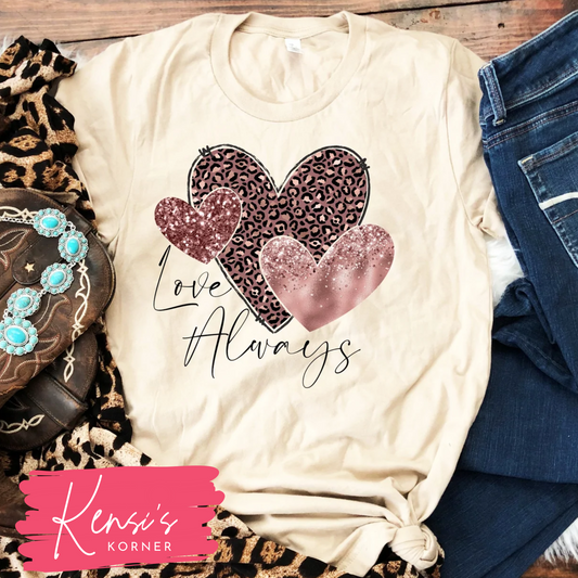 Love Always Triple Hearts